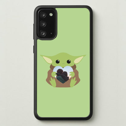 Baby Yoda - Personalised Couples  - Personalised Valentine's Day Phone Case for Galaxy Note 20
