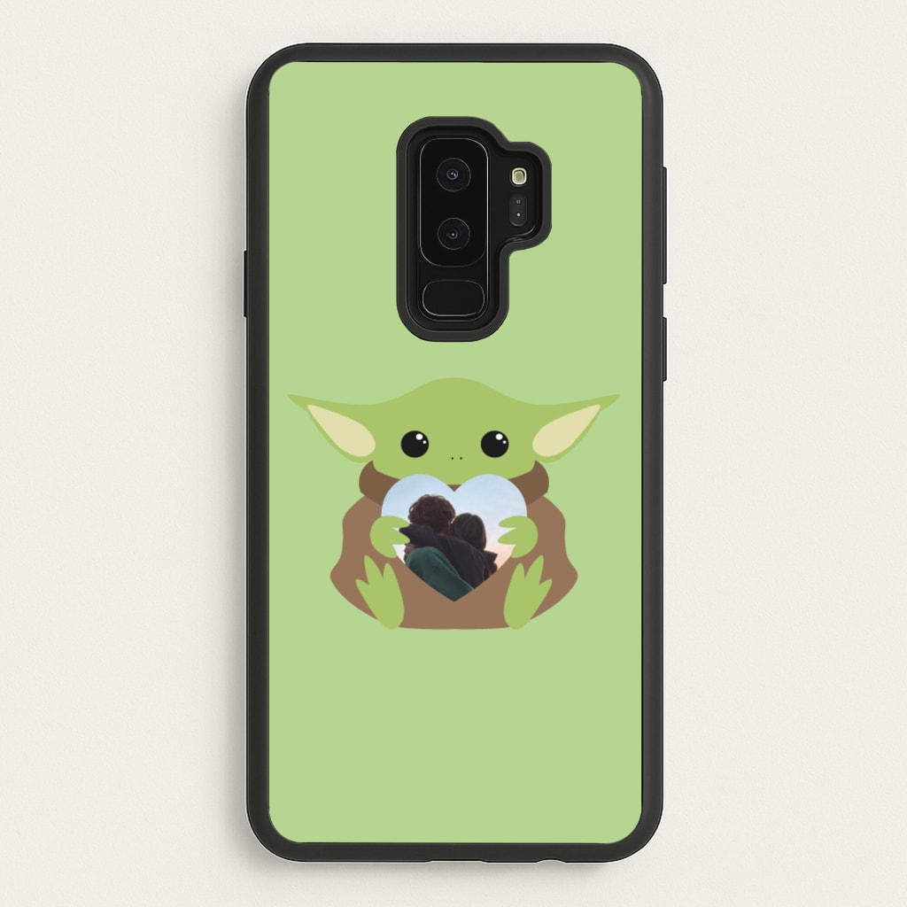 Baby Yoda - Personalised Couples  - Personalised Valentine's Day Phone Case for Galaxy S9 Plus