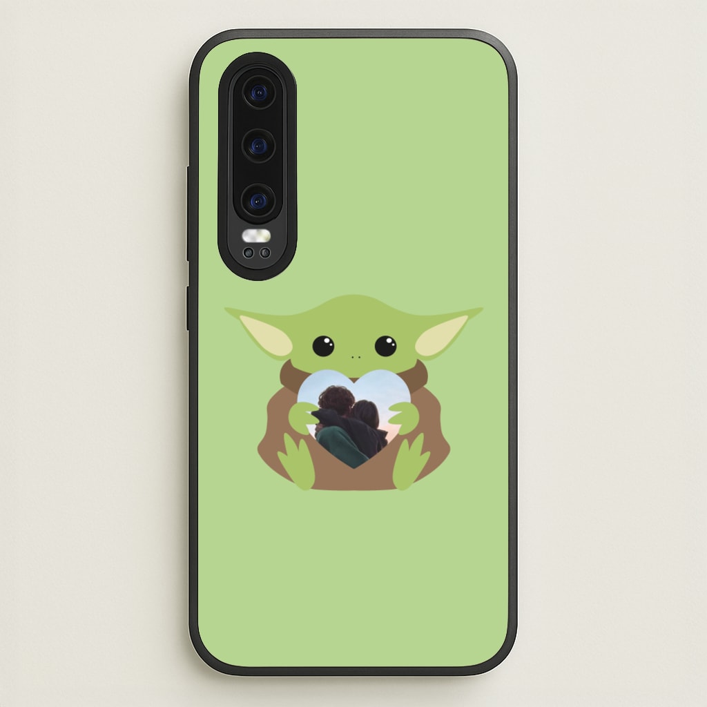 Baby Yoda - Personalised Couples  - Personalised Valentine's Day Phone Case for Huawei P30