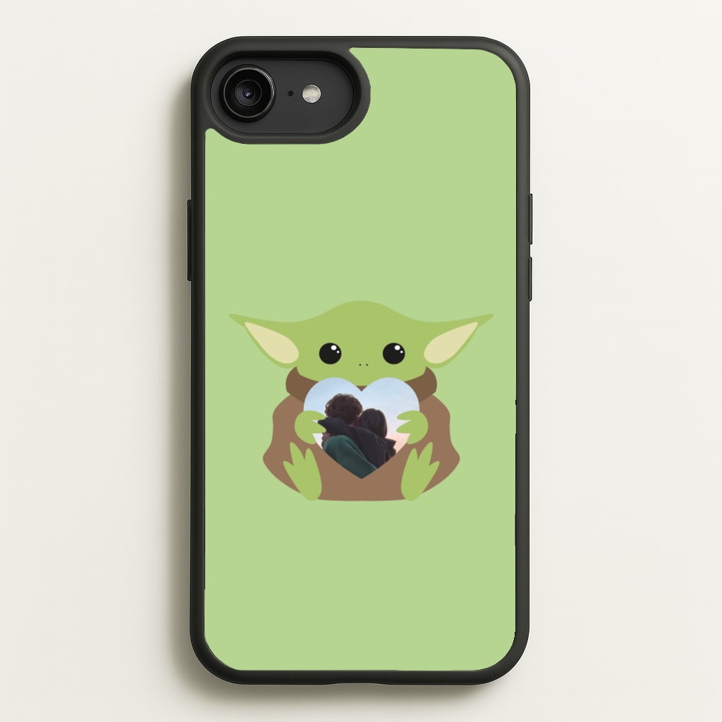 Baby Yoda - Personalised Couples  - Personalised Valentine's Day Phone Case for iPhone 6 Plus / 7 Plus / 8 Plus
