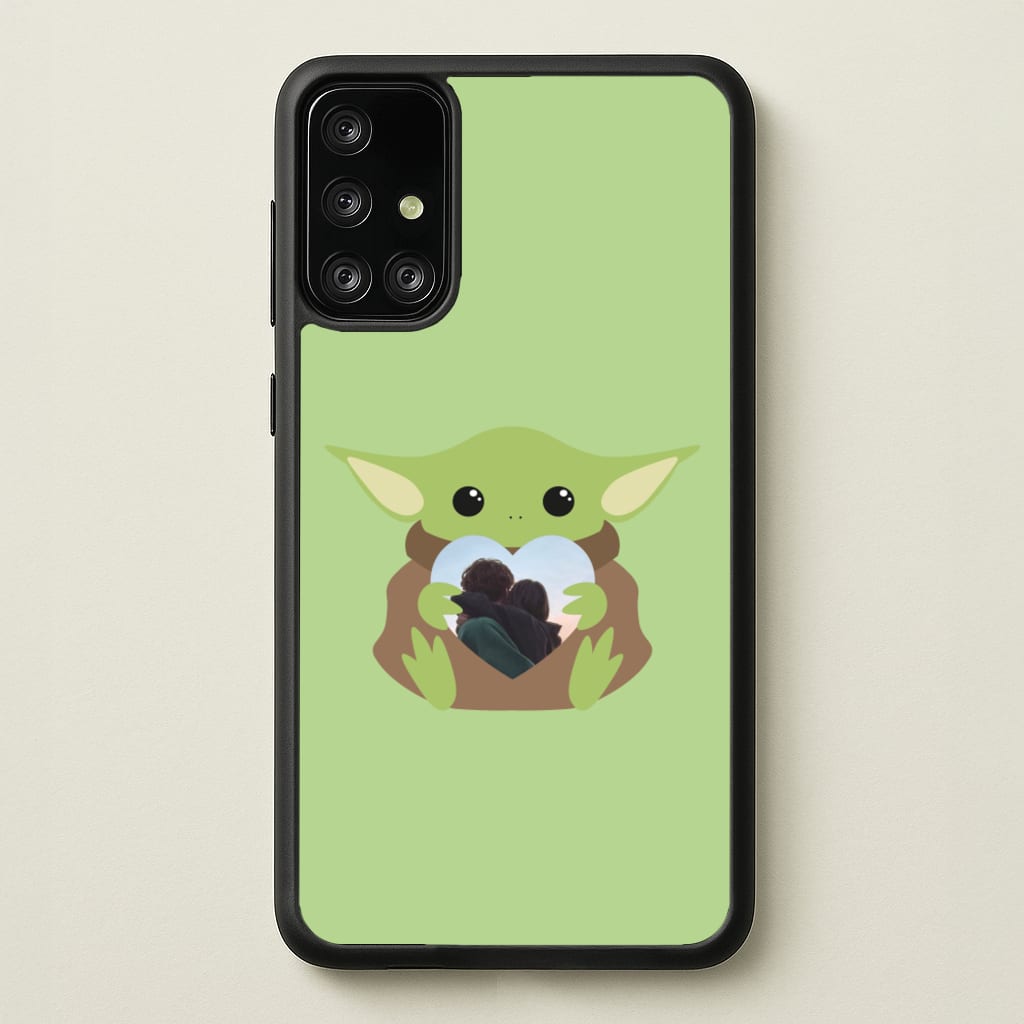Baby Yoda - Personalised Couples  - Personalised Valentine's Day Phone Case for Galaxy A71