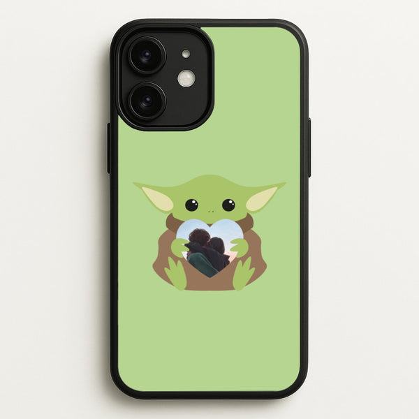 Baby Yoda - Personalised Couples  - Personalised Valentine's Day Phone Case for iPhone 11