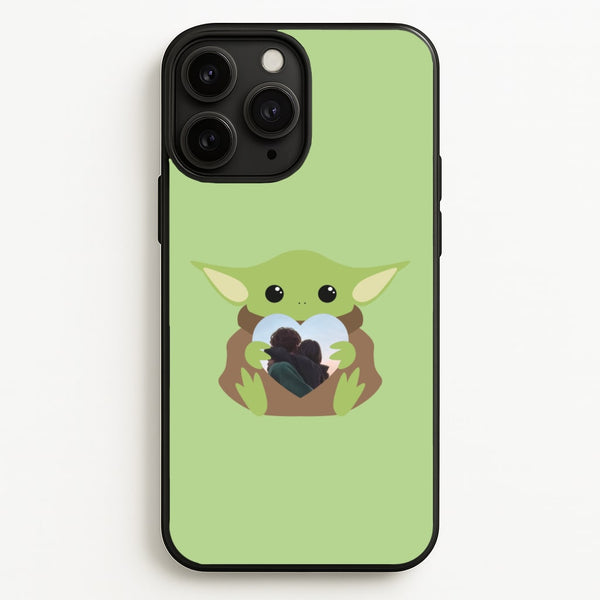Baby Yoda - Personalised Couples  - Personalised Valentine's Day Phone Case for iPhone 11 Pro