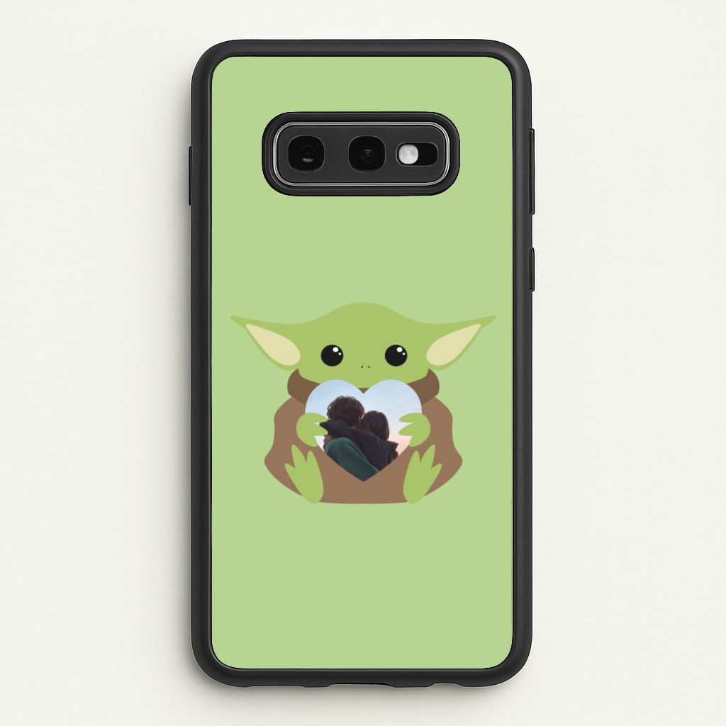 Baby Yoda - Personalised Couples  - Personalised Valentine's Day Phone Case for Galaxy S10e