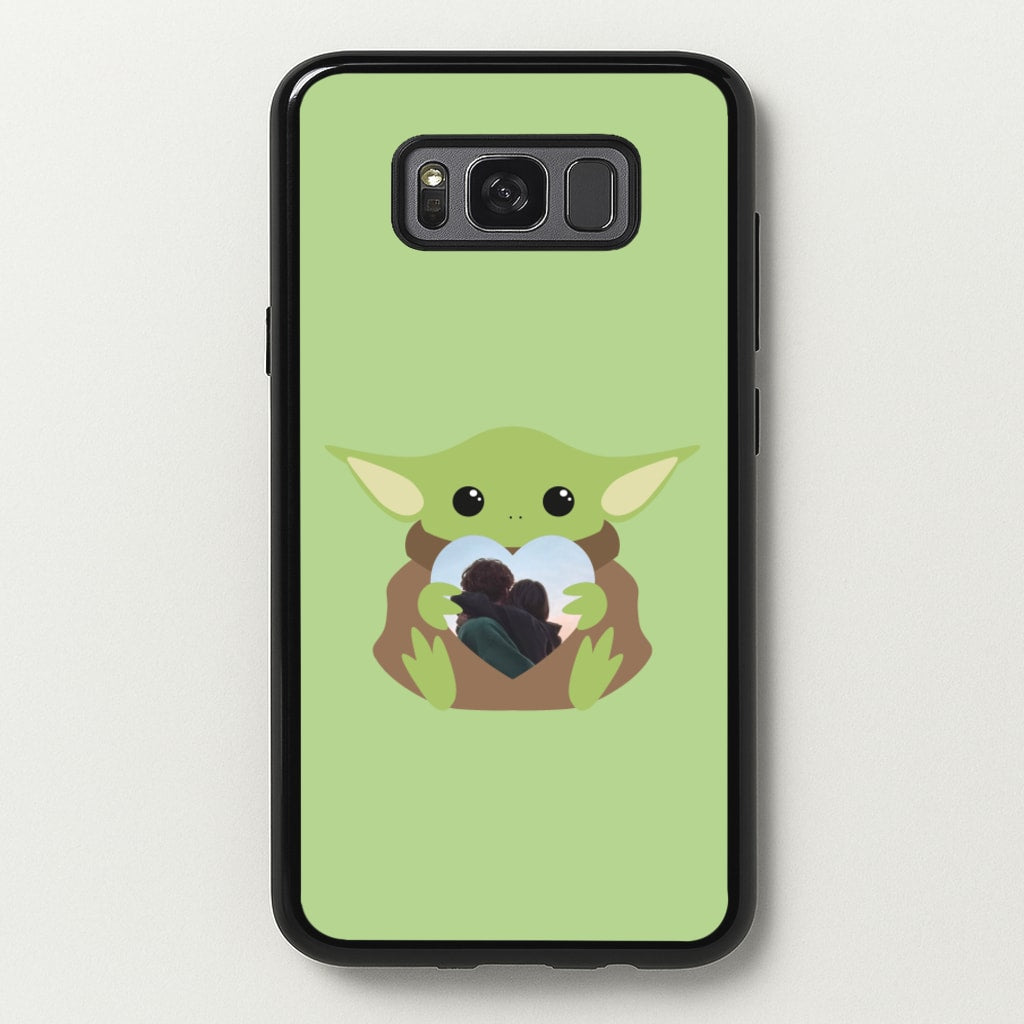 Baby Yoda - Personalised Couples  - Personalised Valentine's Day Phone Case for Galaxy S8