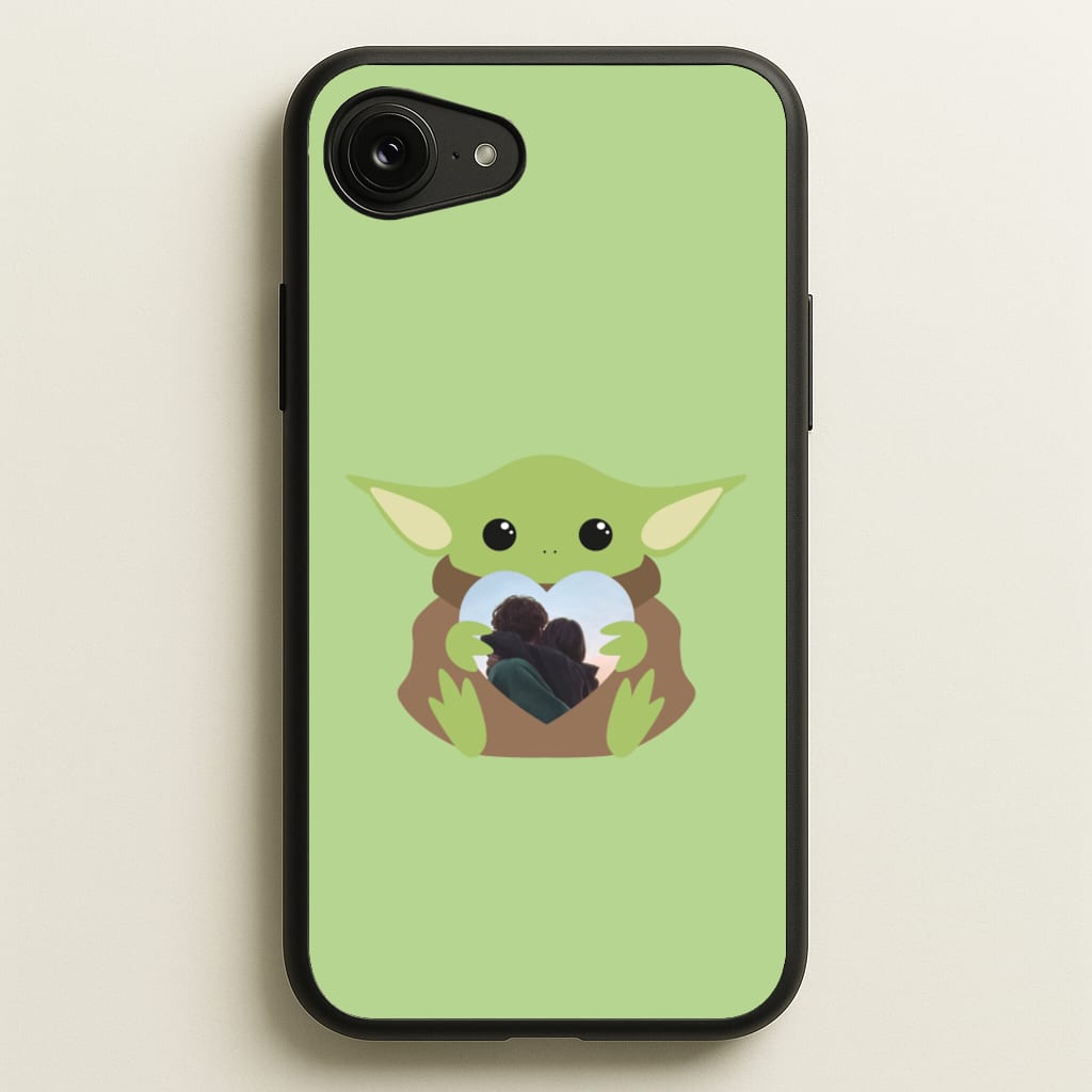 Baby Yoda - Personalised Couples  - Personalised Valentine's Day Phone Case for iPhone 16e