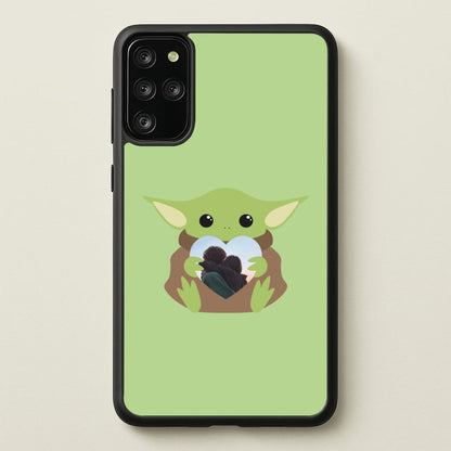 Baby Yoda - Personalised Couples  - Personalised Valentine's Day Phone Case for Galaxy S20 Plus