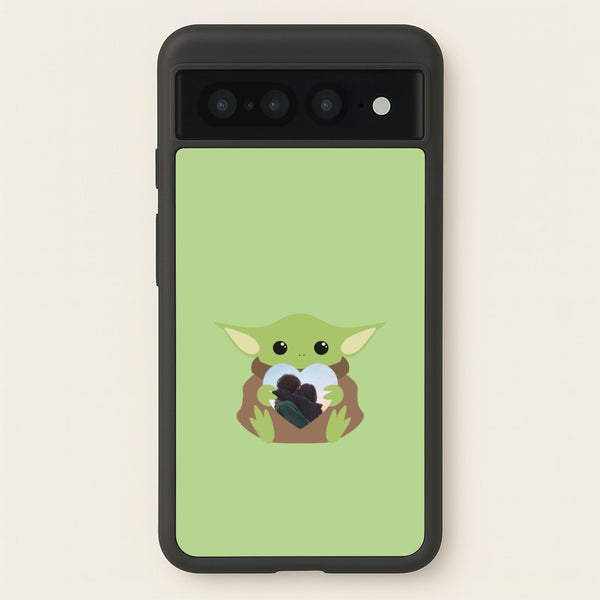 Baby Yoda - Personalised Couples  - Personalised Valentine's Day Phone Case for Google Pixel 7 Pro