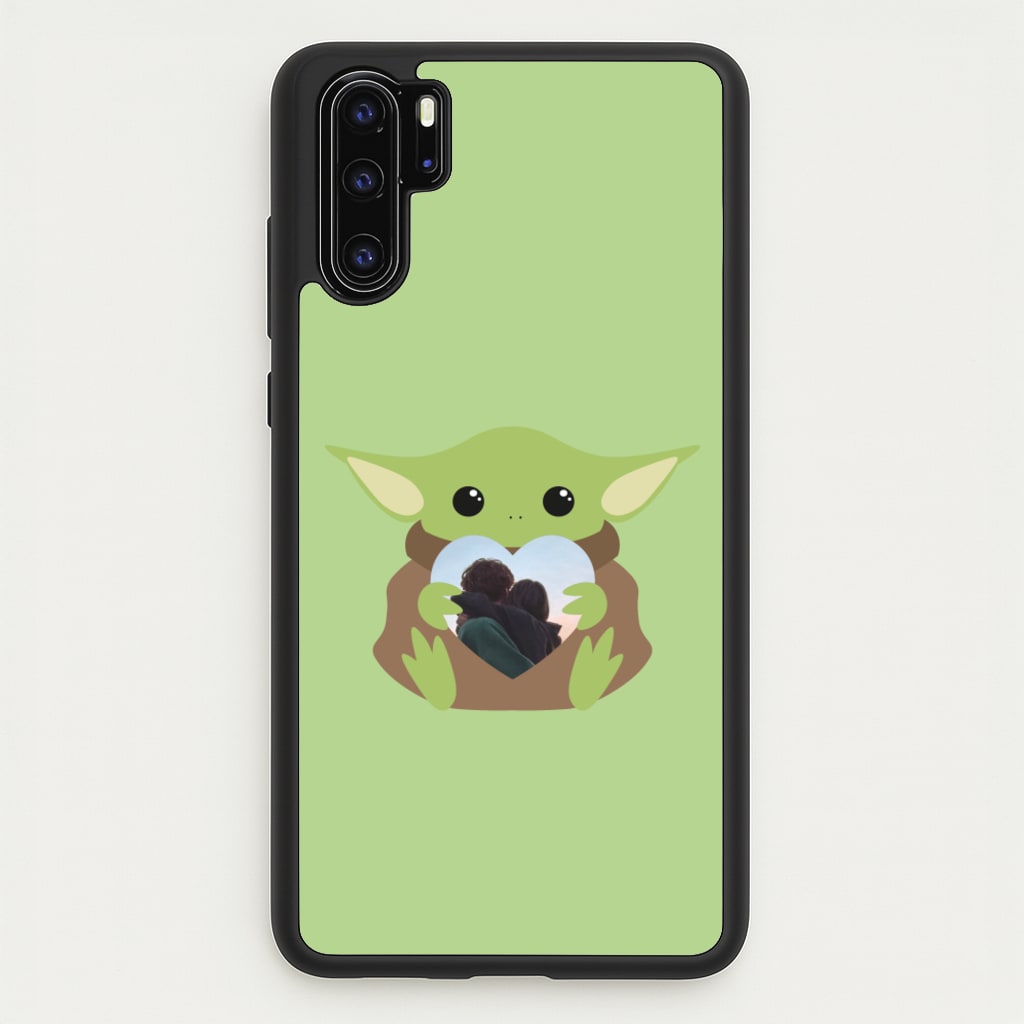 Baby Yoda - Personalised Couples  - Personalised Valentine's Day Phone Case for Huawei P30 Pro