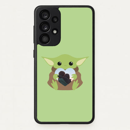 Baby Yoda - Personalised Couples  - Personalised Valentine's Day Phone Case for Galaxy A33