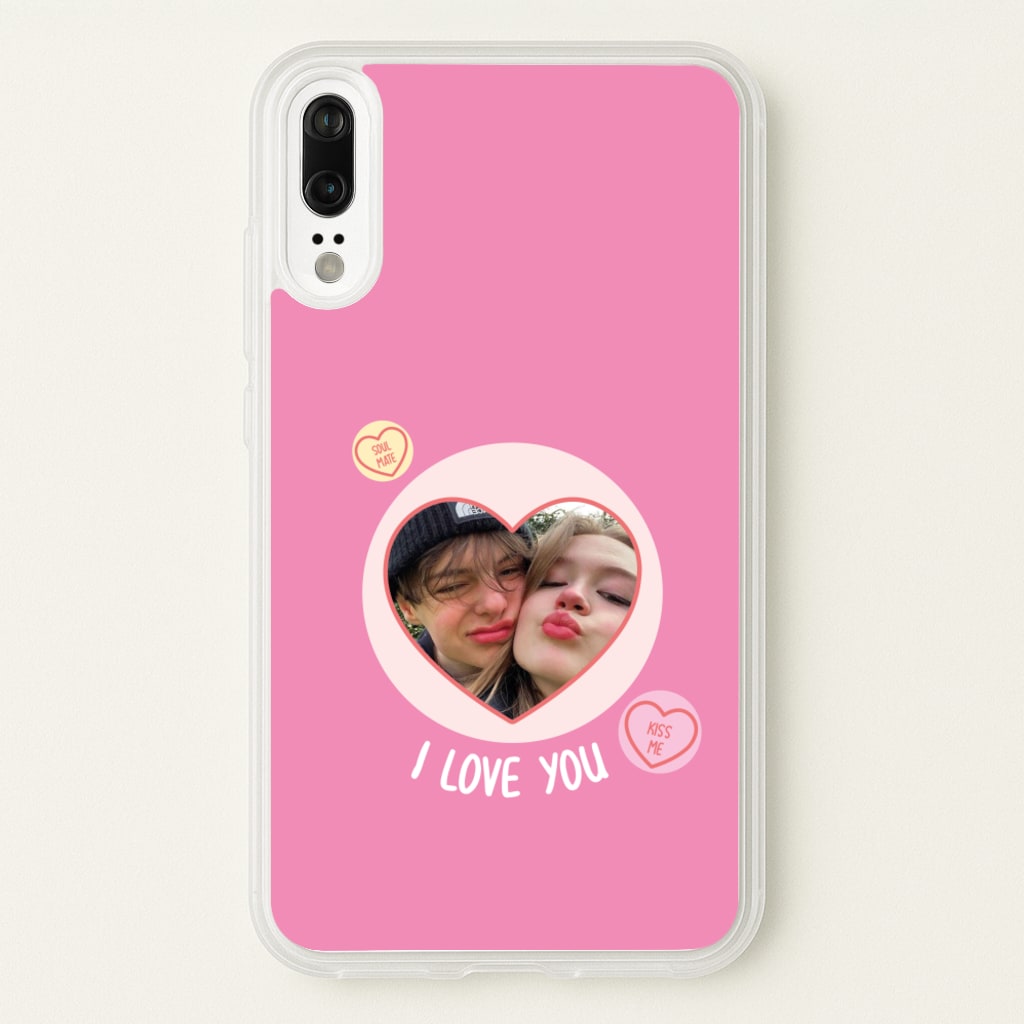 I Love You - Personalised Couples  - Personalised Valentine's Day Phone Case for Huawei P20