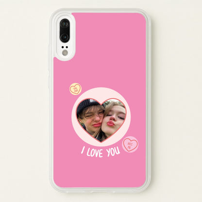 I Love You - Personalised Couples  - Personalised Valentine's Day Phone Case for Huawei P20