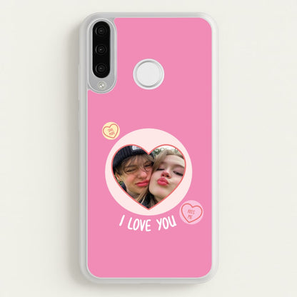 I Love You - Personalised Couples  - Personalised Valentine's Day Phone Case for Huawei P30 Lite
