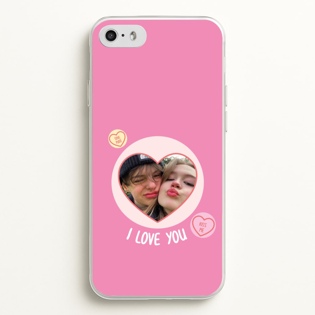 I Love You - Personalised Couples  - Personalised Valentine's Day Phone Case for iPhone 5 / 5s / SE 2016