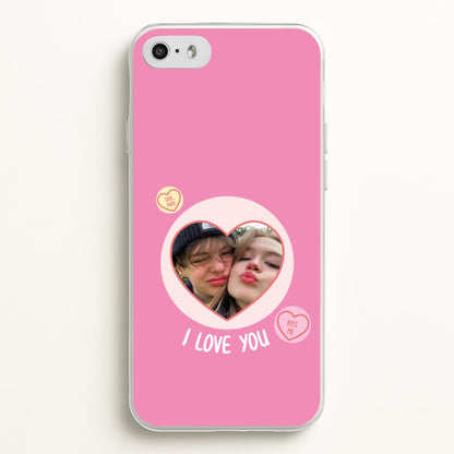I Love You - Personalised Couples  - Personalised Valentine's Day Phone Case for iPhone 5 / 5s / SE 2016