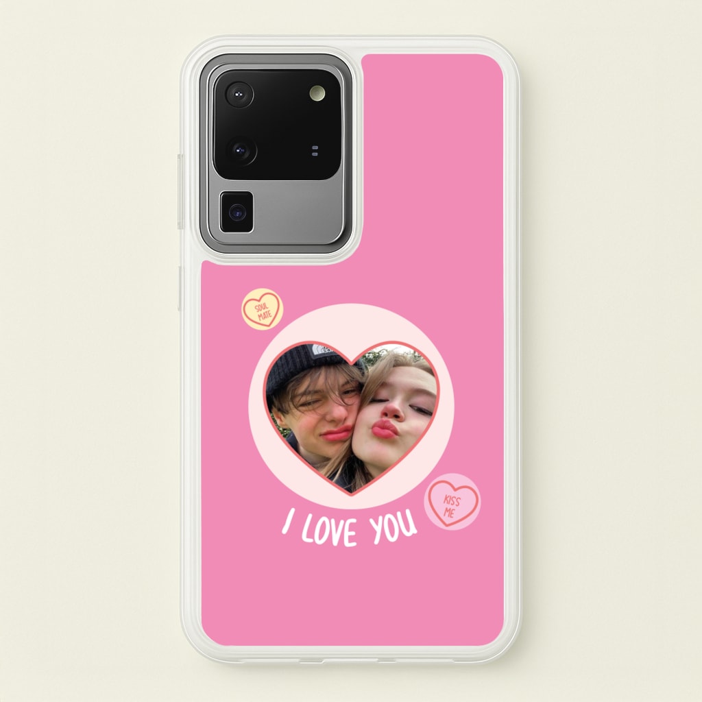 I Love You - Personalised Couples  - Personalised Valentine's Day Phone Case for Galaxy S20 Ultra