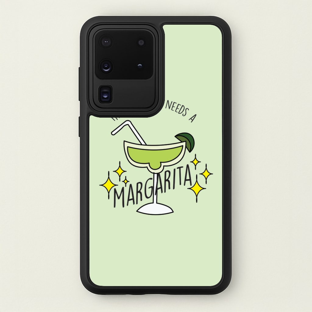 This Senorita Needs A Margarita - Funny Quotes  - Funny Quotes Phone Case for Galaxy S20 Ultra