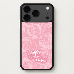 I Enjoy Long Romantic Walks - Funny Quotes Phone Case for iPhone 17 Pro