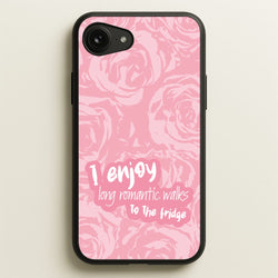 I Enjoy Long Romantic Walks - Funny Quotes  - Funny Quotes Phone Case for iPhone 16e