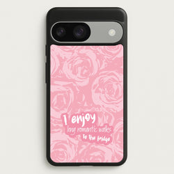 I Enjoy Long Romantic Walks - Funny Quotes  - Funny Quotes Phone Case for Google Pixel 9 / 9 Pro