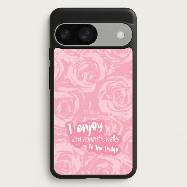 I Enjoy Long Romantic Walks - Funny Quotes  - Funny Quotes Phone Case for Google Pixel 9 / 9 Pro