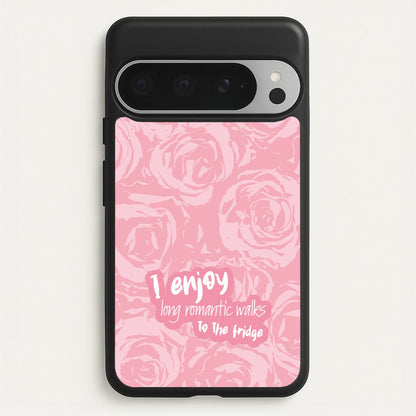 I Enjoy Long Romantic Walks - Funny Quotes  - Funny Quotes Phone Case for Google Pixel 9 Pro XL