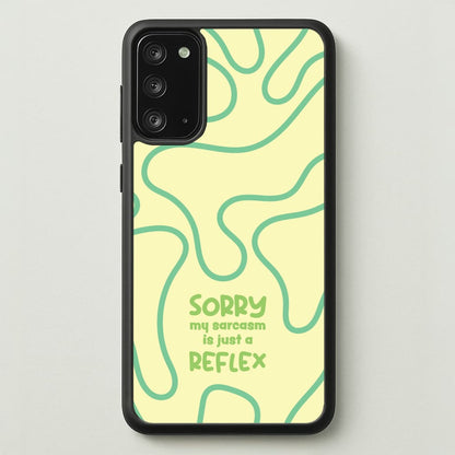 Sorry My Sarcasm  - Quotes Phone Case for Galaxy Note 20