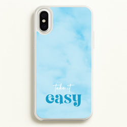 Take It Easy  - Quotes Phone Case for iPhone XS Max
