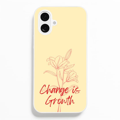 Change Is Growth Orchid Phone Case
