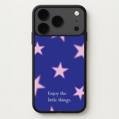 Enjoy The Little Things Dark Purple Phone Case for iPhone 17 Pro