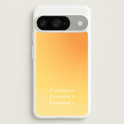 Consistency Yellow Phone Case for Google Pixel 10 / 10 Pro