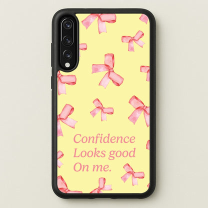 Coquette Confidence Looks Good On Me  - Quotes Phone Case for Huawei P20 Pro