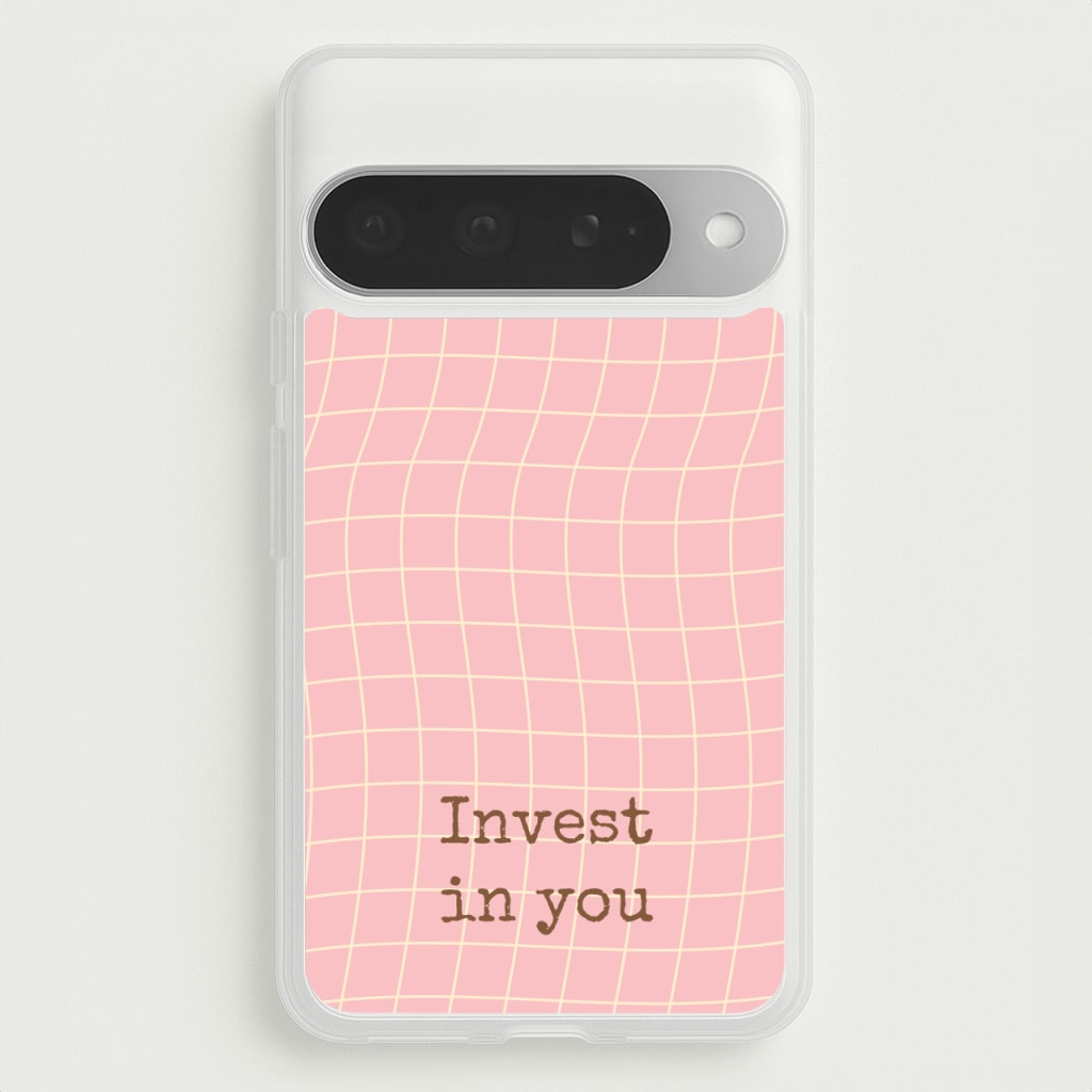Invest In You, Baby Pink Phone Case for Google Pixel 10 Pro XL