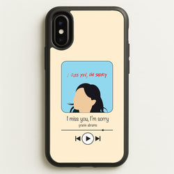 I Miss You - Abrams  - Gracie Abrams Phone Case for iPhone X / XS