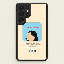I Miss You - Abrams  - Gracie Abrams Phone Case for Galaxy S22 Ultra
