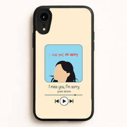I Miss You - Abrams  - Gracie Abrams Phone Case for iPhone XR
