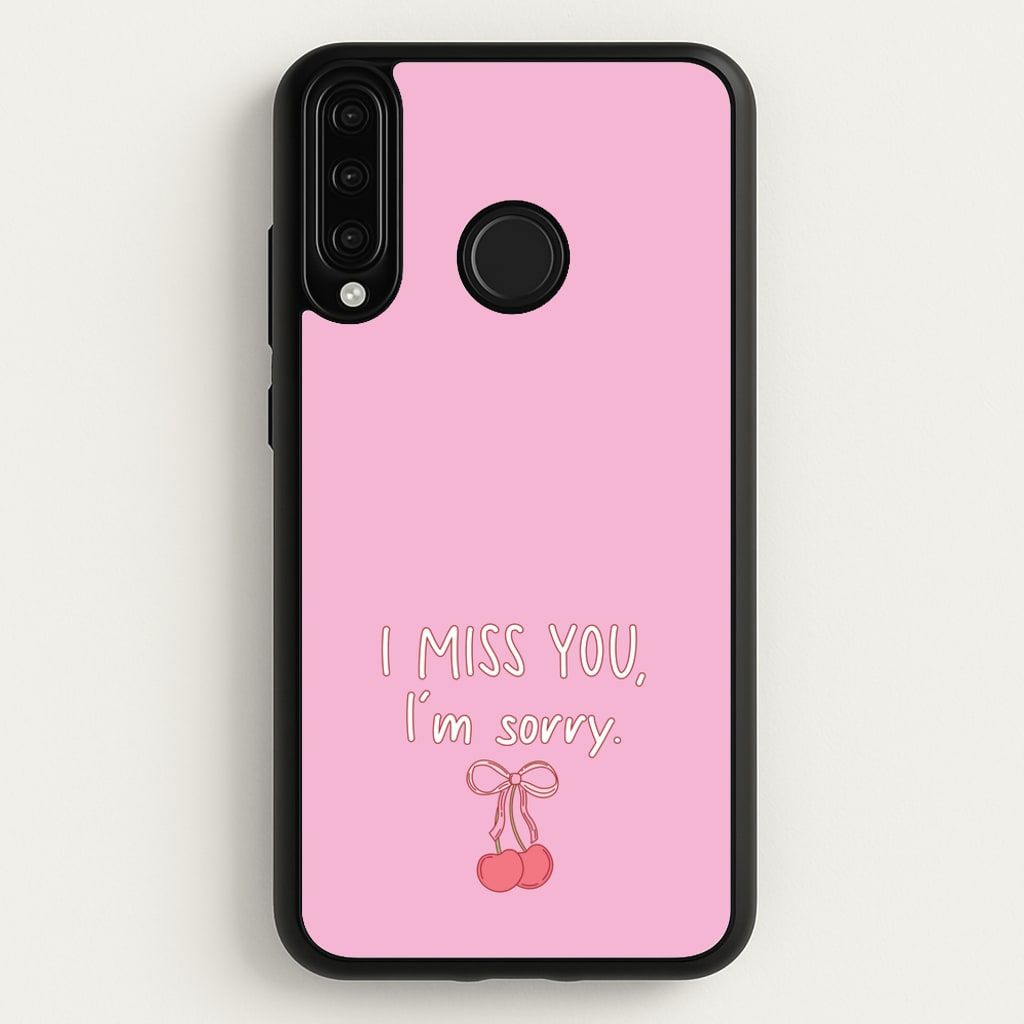 I Miss You , I'm Sorry - Abrams  - Gracie Abrams Phone Case for Huawei P30 Lite