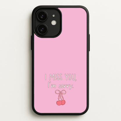 I Miss You , I'm Sorry - Abrams  - Gracie Abrams Phone Case for iPhone 11