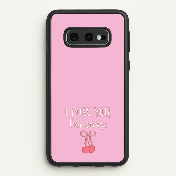 I Miss You , I'm Sorry - Abrams  - Gracie Abrams Phone Case for Galaxy S10e