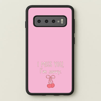I Miss You , I'm Sorry - Abrams  - Gracie Abrams Phone Case for Galaxy S10