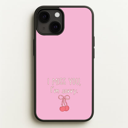 I Miss You , I'm Sorry - Abrams  - Gracie Abrams Phone Case for iPhone 13