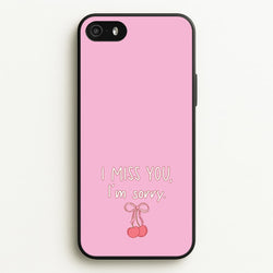 I Miss You , I'm Sorry - Abrams  - Gracie Abrams Phone Case for iPhone 5 / 5s / SE 2016