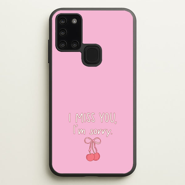I Miss You , I'm Sorry - Abrams  - Gracie Abrams Phone Case for Galaxy A21s