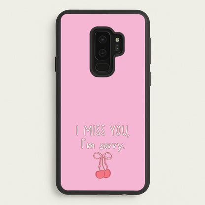 I Miss You , I'm Sorry - Abrams  - Gracie Abrams Phone Case for Galaxy S9 Plus