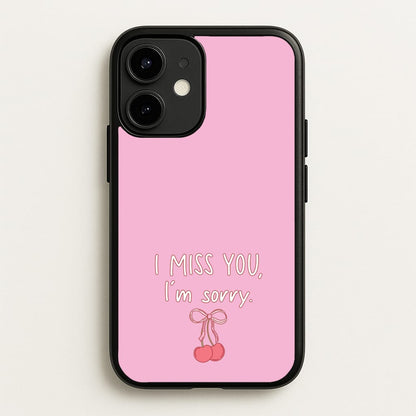 I Miss You , I'm Sorry - Abrams  - Gracie Abrams Phone Case for iPhone 12 Mini