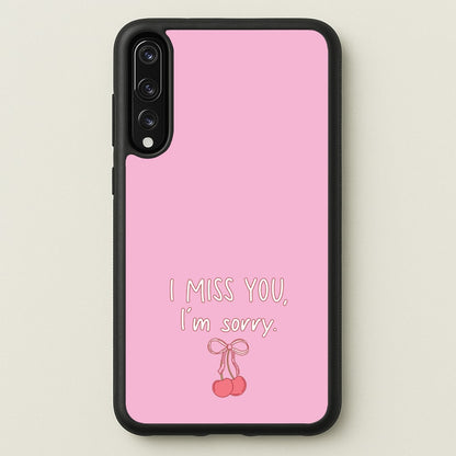 I Miss You , I'm Sorry - Abrams  - Gracie Abrams Phone Case for Huawei P20 Pro