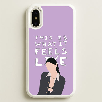 This Is What It Feels Like - Abrams  - Gracie Abrams Phone Case for iPhone X / XS