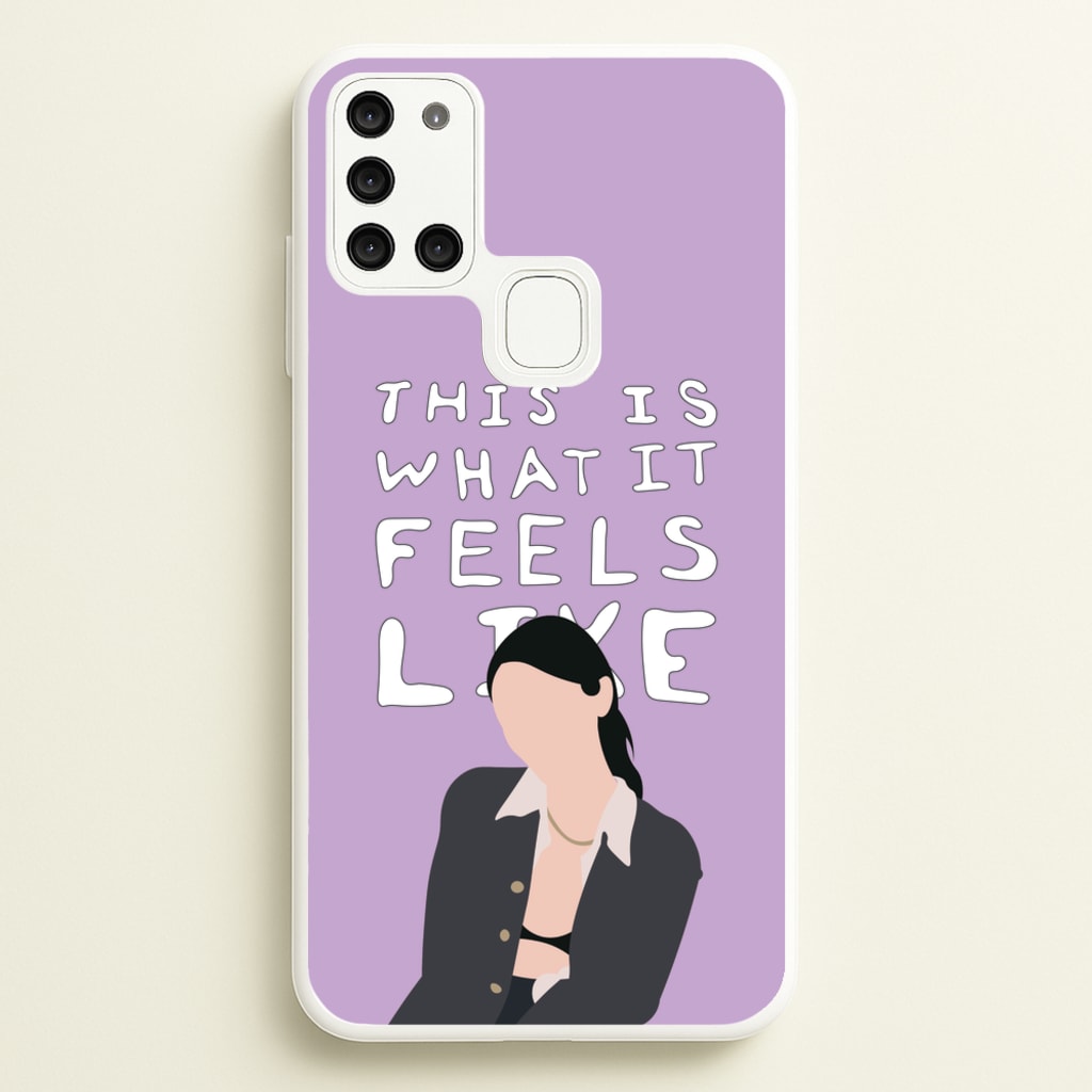 This Is What It Feels Like - Abrams  - Gracie Abrams Phone Case for Galaxy A21s