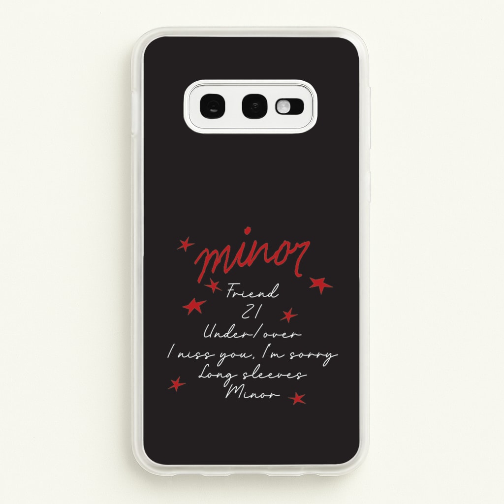Friend 21 - Abrams  - Gracie Abrams Phone Case for Galaxy S10e