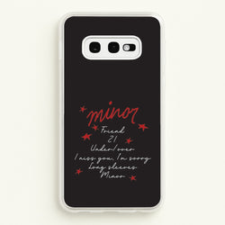 Friend 21 - Abrams  - Gracie Abrams Phone Case for Galaxy S10e